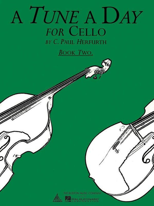 A Tune A Day Cello Book 2 by C. Paul Herfurth, 40 Pages, Boston Music