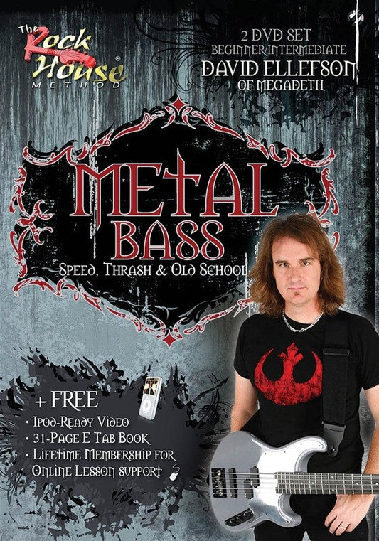 Metal Bass Speed & Thrash feat. David Ellefson — 2-DVD Set (Rock House)