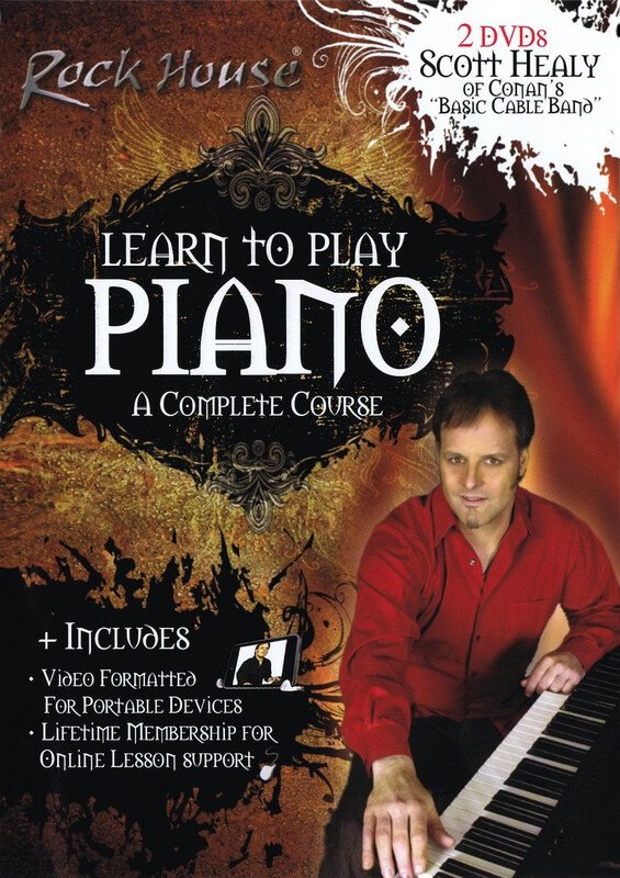 Learn to Play Piano — Beginner/Intermediate 2-DVD Set (Rock House)