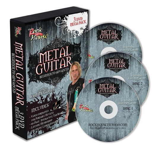 Metal Guitar — 3-DVD Mega Pack (Rock House)