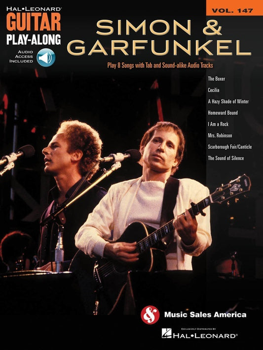 Simon and Garfunkel Guitar Playalong V147 Book/Online Audio (Softcover Book/Online Audio)
