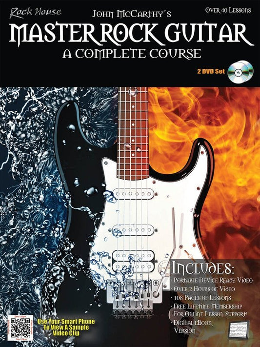 Master Rock Guitar Complete Course — Book & 3 DVDs (Rock House)