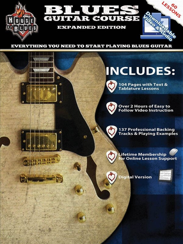 House of Blues Blues Guitar Course — Guitar TAB Book/Online Audio (Rock House)