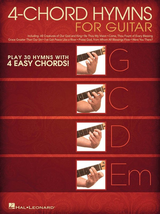 4 Chord Hymns for Guitar (Hal Leonard)