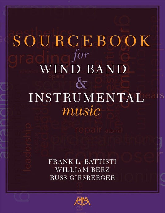 Sourcebook for Wind Band & Instrumental Music (Meredith Music)