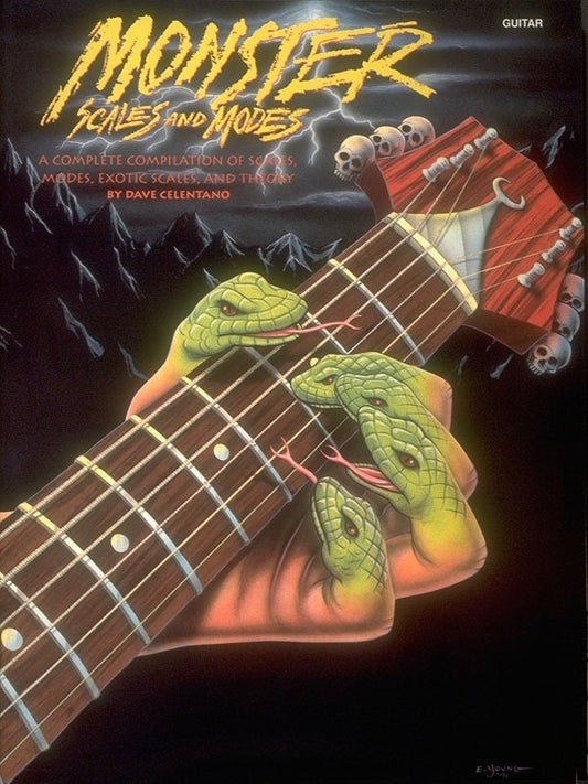 Monster Scales and Modes - Complete Guitar Scales, Modes, and Theory Guide, 48 Pages, Centerstream Publications, Guitar TAB Format