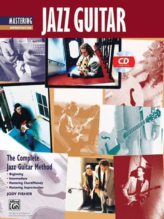 Mastering Jazz Guitar Improvisation Tab Book/CD