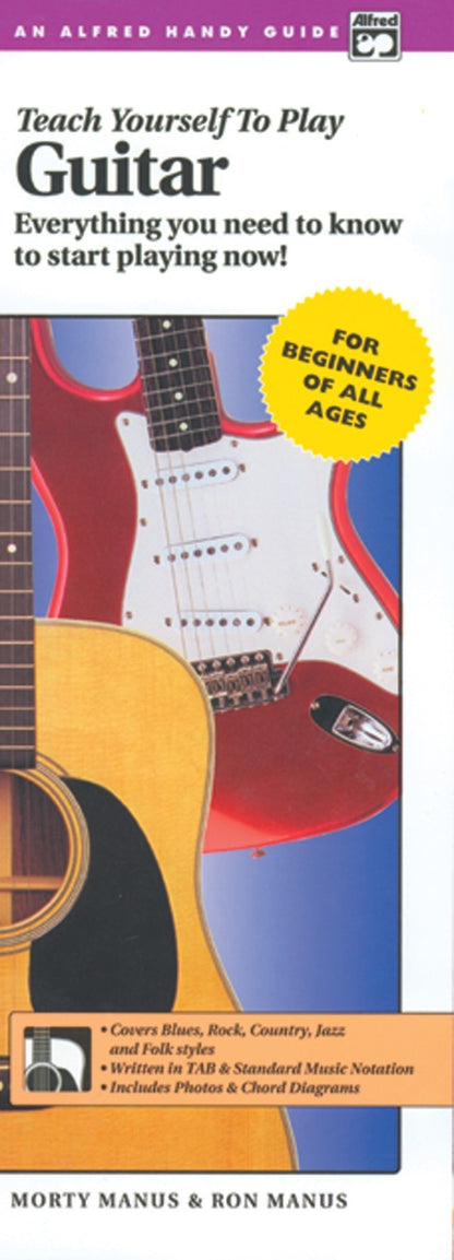 Alfred's Teach Yourself To Play Guitar Book/CD