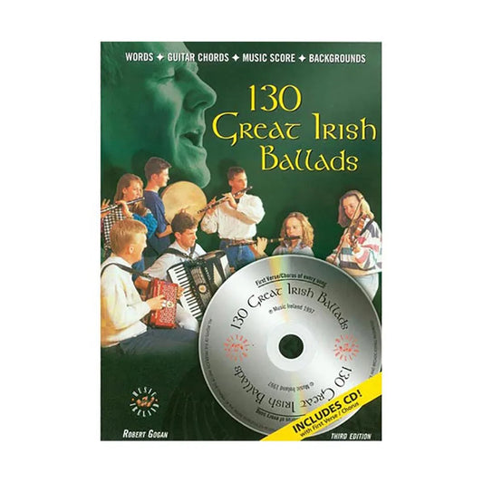 Feadog 130 Great Irish Ballads Book with CD