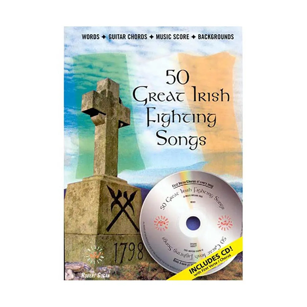 Feadog 50 Irish Fighting Songs Book with CD
