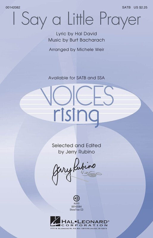 I Say a Little Prayer — SATB, arr. Weir (Hal Leonard)