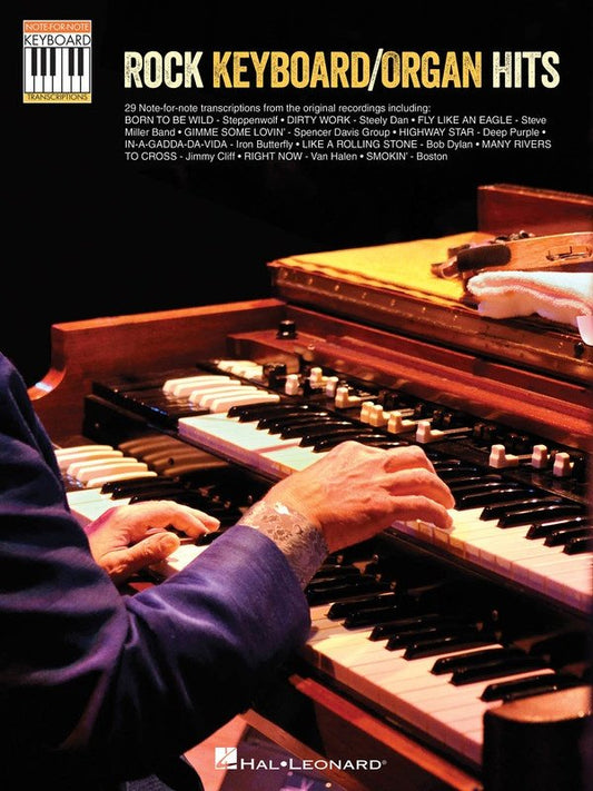 Rock Keyboard/Organ Hits — Note-for-Note Keyboard Transcriptions (Hal Leonard)