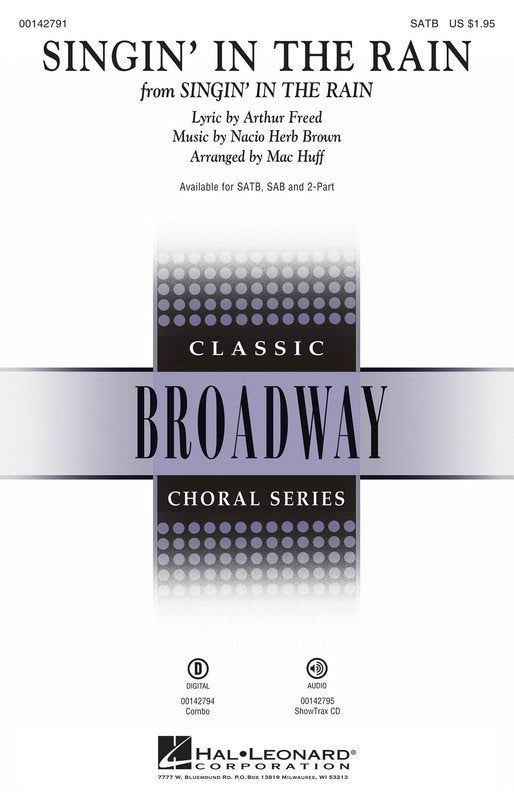 Singin' in the Rain — ShowTrax CD, arr. Mac Huff (Hal Leonard)