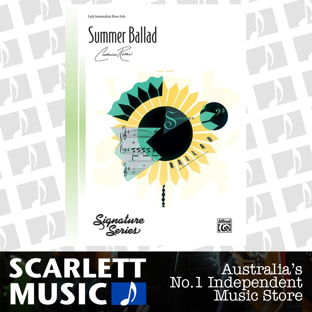 Summer Ballad Piano Sheet Music — view 2