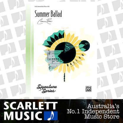 Summer Ballad Piano Sheet Music — view 2