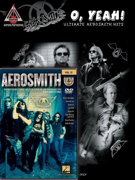 Aerosmith Guitar Pack — Guitar Recorded Versions, Book/DVD (Hal Leonard)
