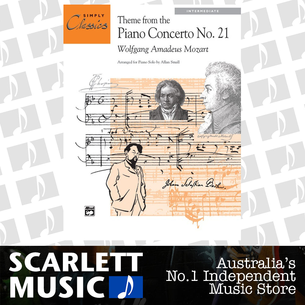 Theme From Piano Concerto No. 21 Easy Piano — view 2
