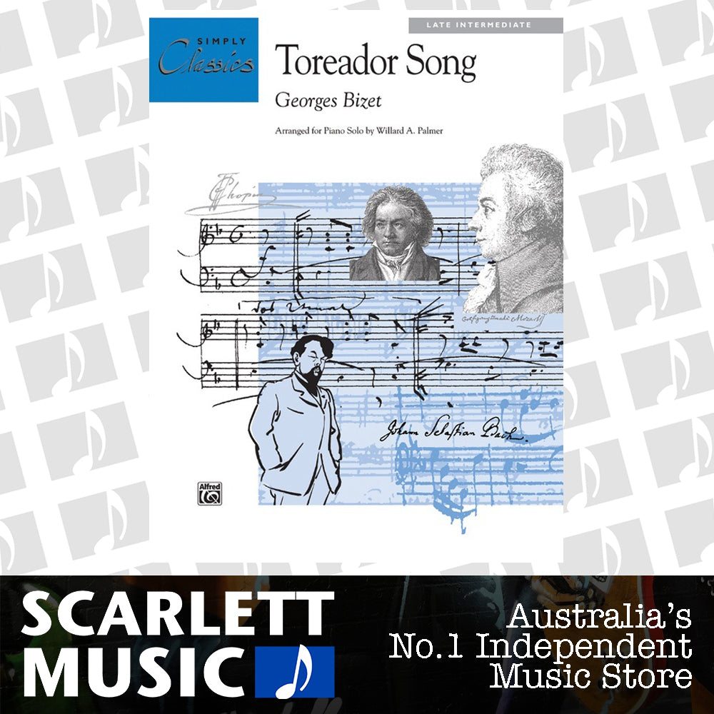 Toreador Song Piano Sheet Music — view 2