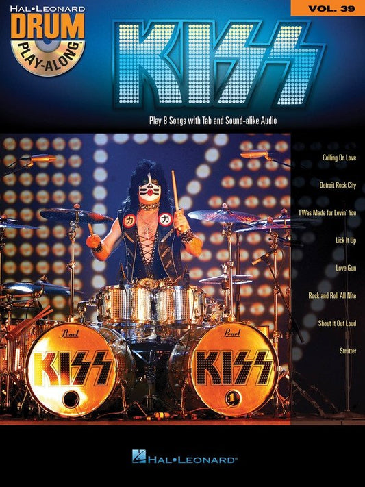 KISS — Drum Play-Along Vol. 32, Book/Online Audio (Hal Leonard)