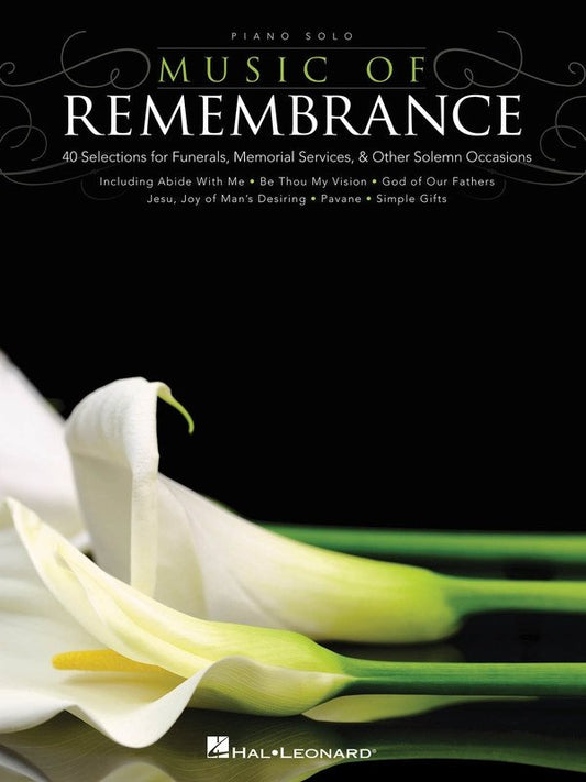 Music of Remembrance — Piano Solo (Hal Leonard)