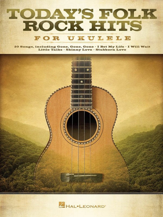 Today's Folk Rock Hits for Ukulele (Hal Leonard)