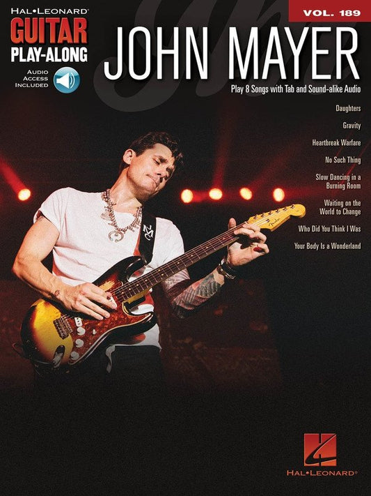 John Mayer — Guitar Play-Along Vol. 189, Book/Online Audio (Hal Leonard)