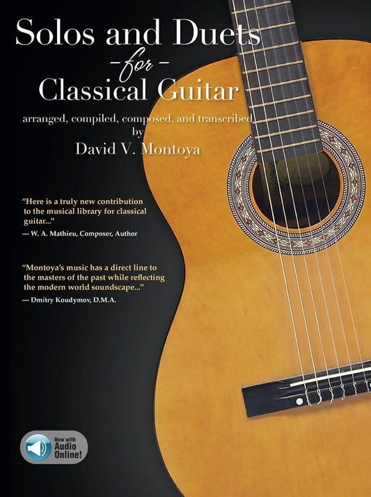 Solos & Duets for Classical Guitar by Centerstream Publications, 128 Pages, Standard Notation & TAB