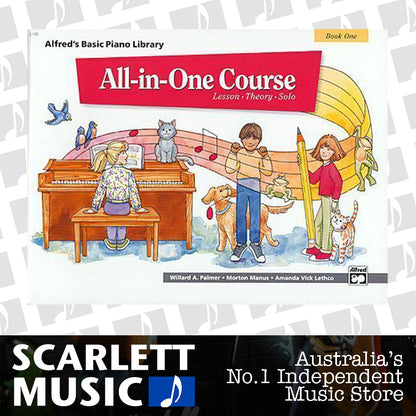 ABPL All-in-one Course Piano Book 1 Tuition Alfred's Basic Piano — view 2