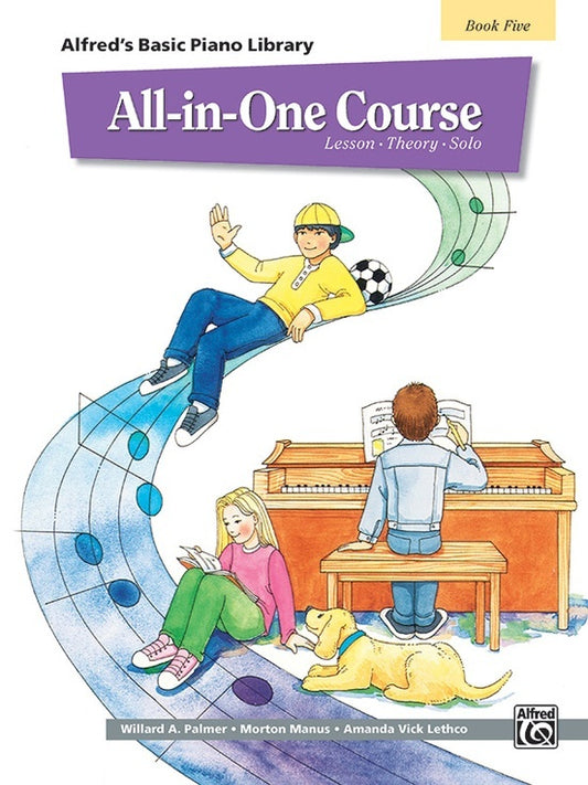 Alfred's Basic Piano Library (ABPL) All-In-One Course Book 5 USA Edition