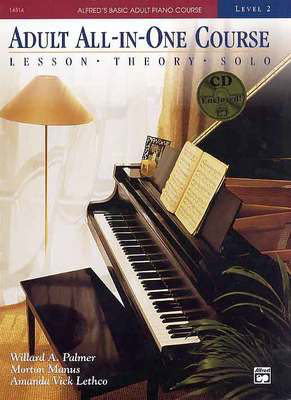 Alfred's Basic Adult All-in-One Course Book 2 with CD - Piano Method by Lethco, Manus, Palmer
