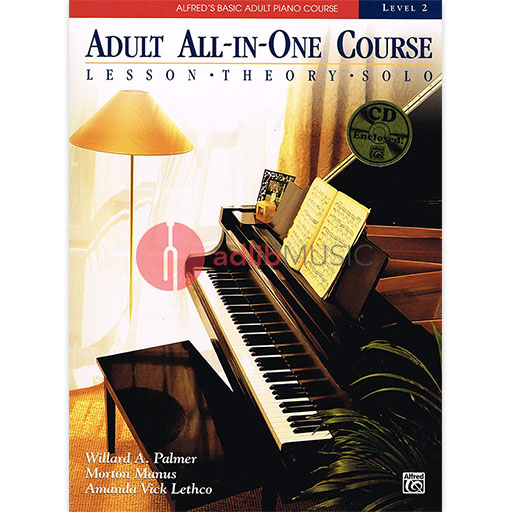 Alfred's Basic Adult All-in-One Course Book 2 with CD - Piano Method by Lethco, Manus, Palmer — view 2
