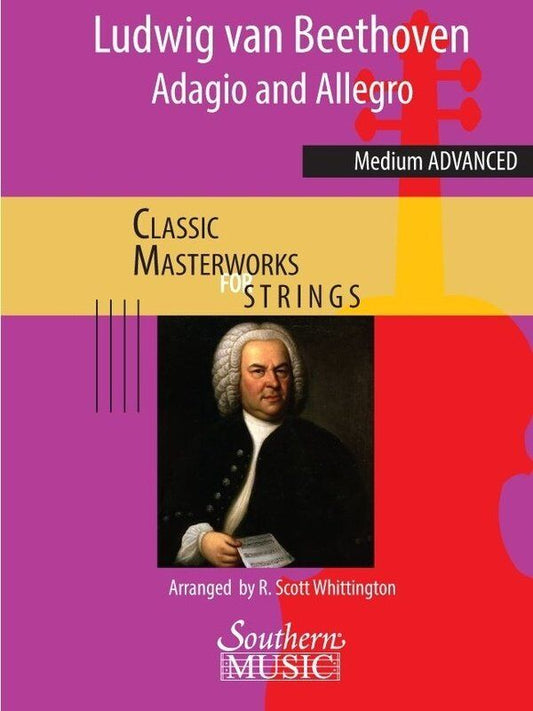 Adagio and Allegro for String Orchestra, Level 3.5, Transposed to D Major, Edited Version