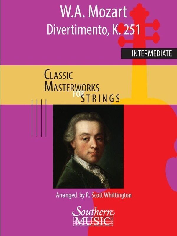Divertimento No. 11 in D Major K. 251 for String Orchestra SO3 SC/PTS