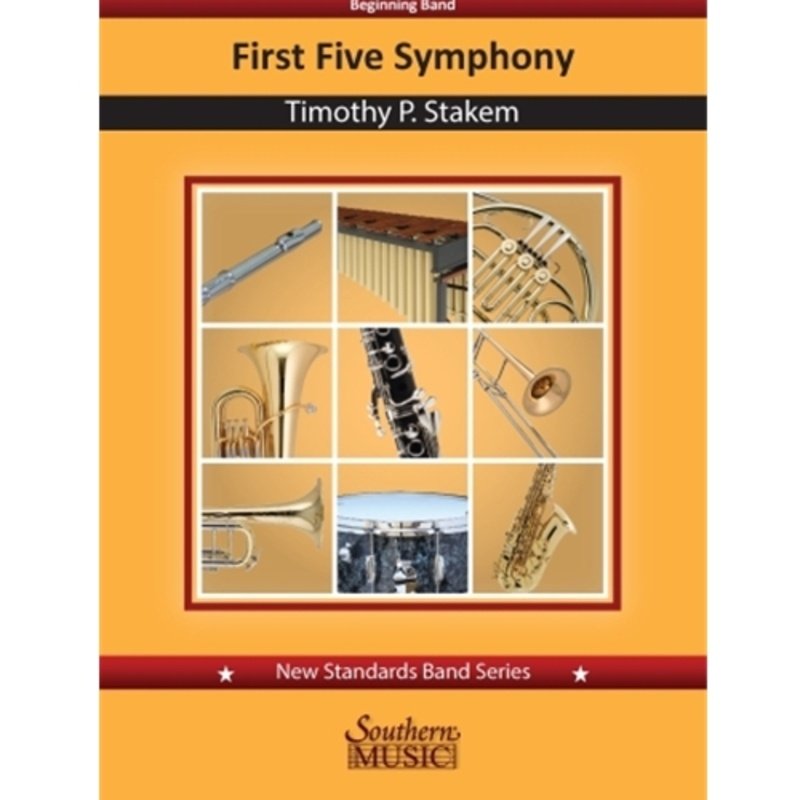 First Five Symphony For Concert Band Cb1 Sc/Pts (Southern Music Co.)