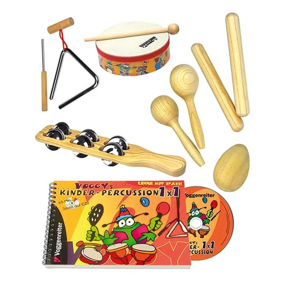 Voggys Percussion Book, CD & Backpack Set