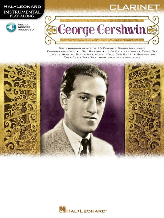 George Gershwin for Clarinet — Instrumental Play-Along, Book/Online Audio (Hal Leonard)