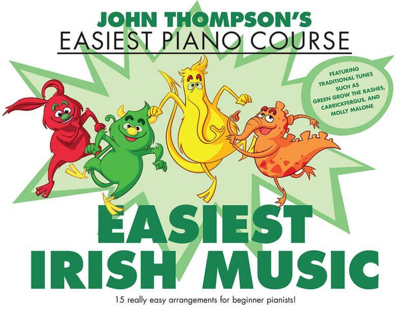 Easiest Piano Course - Easiest Irish Music by John Thompson