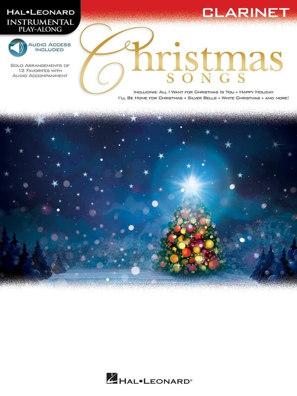 Christmas Songs — Clarinet, Book/Online Audio (Hal Leonard Instrumental Play-Along)