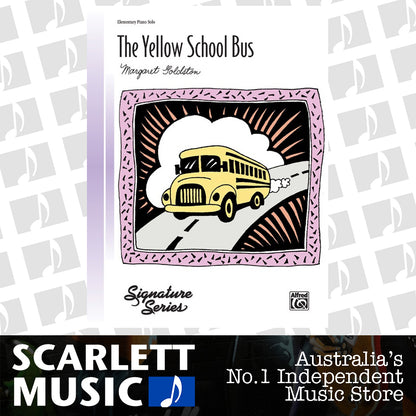 Yellow School Bus Piano Sheet Music — view 2