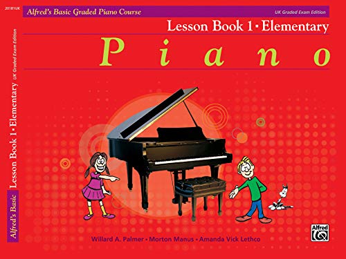 Alfred's Basic Graded Piano Course Lesson Book 1 20181UK