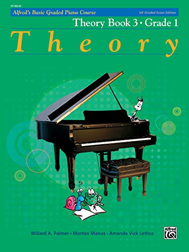 Alfred's Basic Graded Piano Course Theory Book 3 - Palmer, Willard, Manus, Morton, Lethco, Amanda 20186UK
