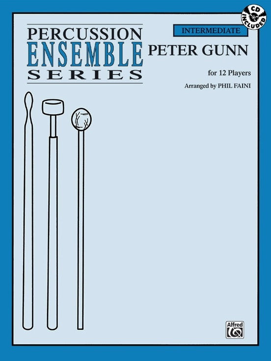 Peter Gunn Arr Faini Percussion Ensemble W/CD