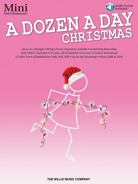 A Dozen a Day Christmas Songbook — Mini, Book/Online Audio (Willis Music)