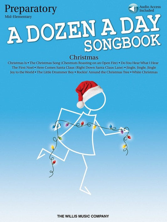 A Dozen a Day Christmas Songbook — Preparatory, Book/Online Audio (Willis Music)