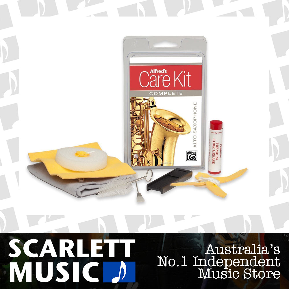 Alfred's Care Kit Complete For Alto Saxophone  Inc. Swabs, Brushes & Grease — view 2