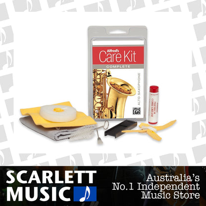 Alfred's Care Kit Complete For Alto Saxophone  Inc. Swabs, Brushes & Grease — view 2