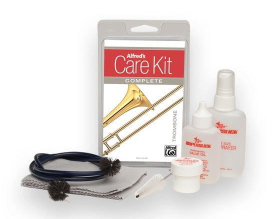Alfred's Care Kit Complete For Trombone Inc. Slide Oil & Grease, Cloth