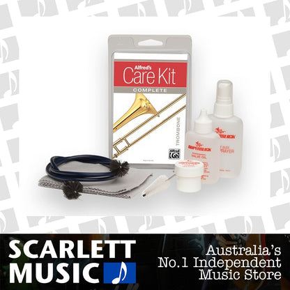 Alfred's Care Kit Complete For Trombone Inc. Slide Oil & Grease, Cloth — view 2