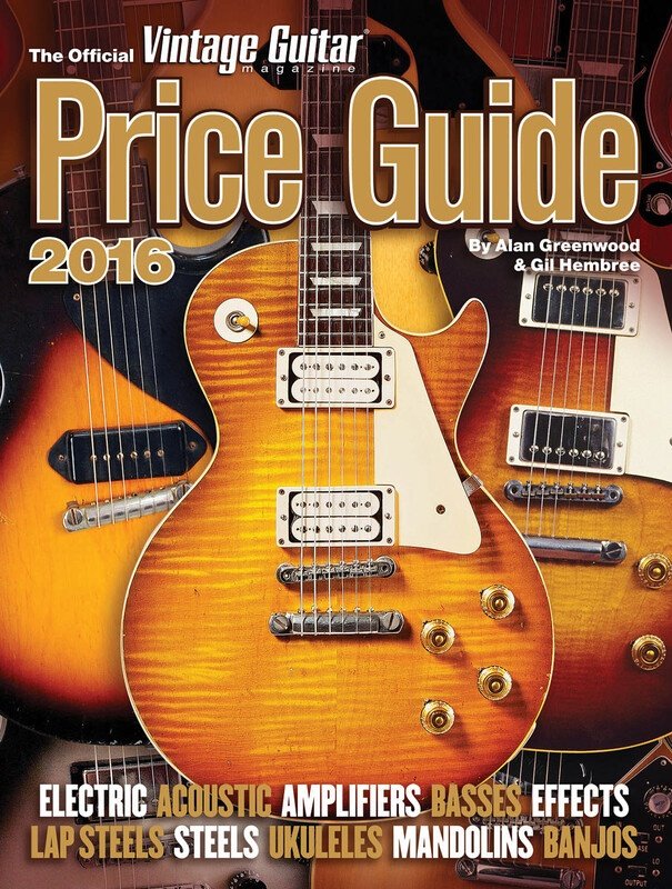 Official Vintage Guitar Price Guide 2016 (Vintage Guitar Books)