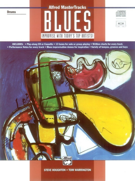 Mastertracks Blues Drums Book/CD